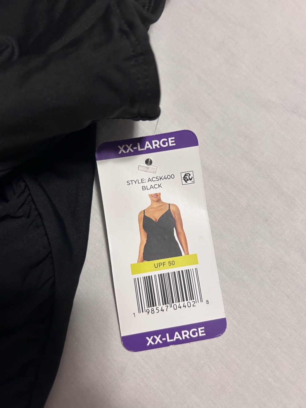 NWT Anne Cole Limited Edition Women's Tankini Top black size XXL - Picture 7 of 11